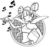 coloriage winx club musa la fee